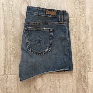 AG Adriano goldschmied frayed shorts